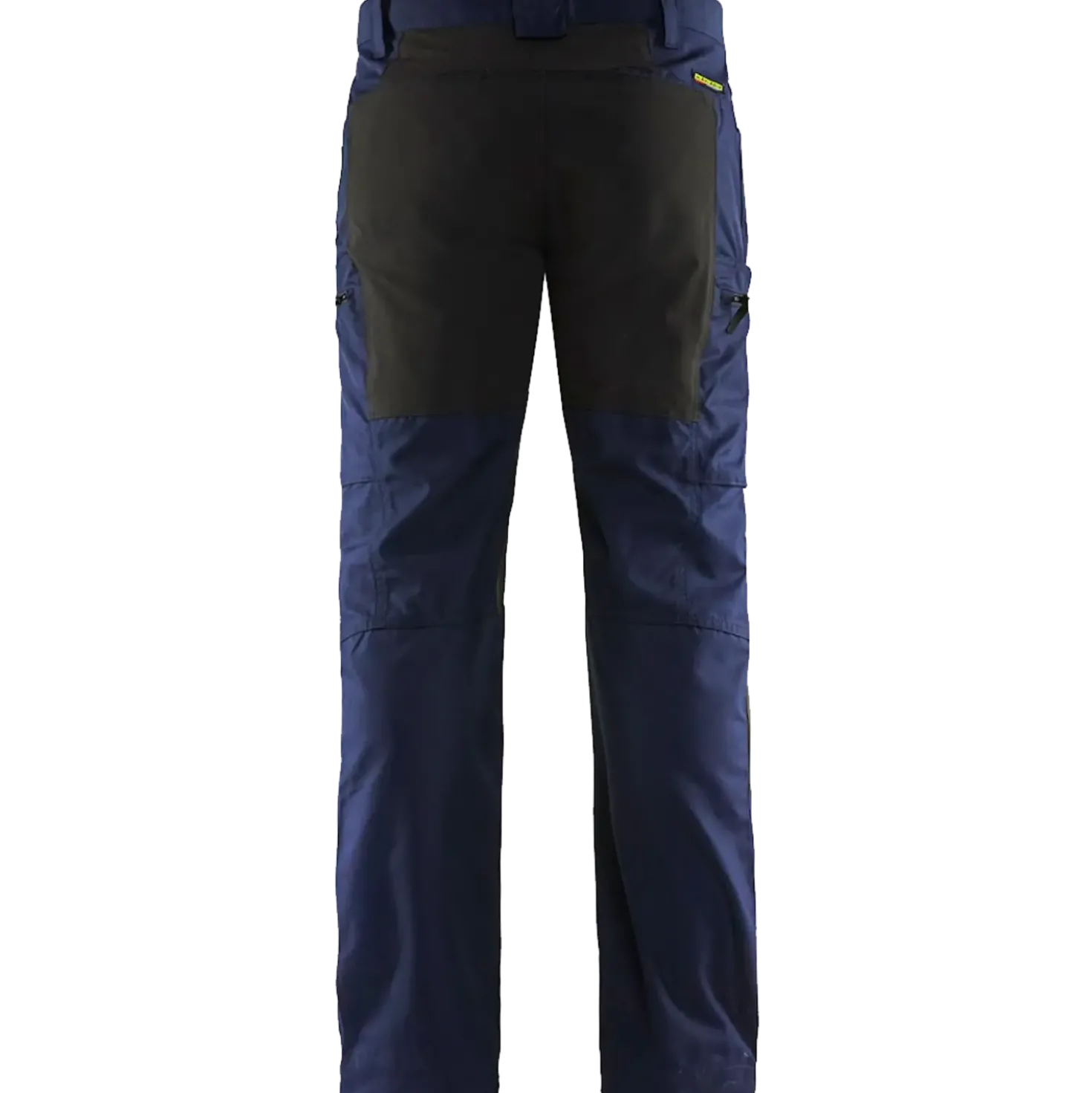 Blåklæder service bukser med stretch marineblå/sort str. D96