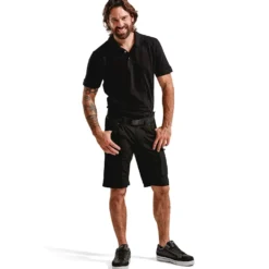 Blåklæder service shorts med stretch sort str. C54
