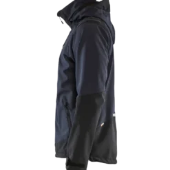 Blåklæder softshell jakke mørk marineblå/gul str. 2XL