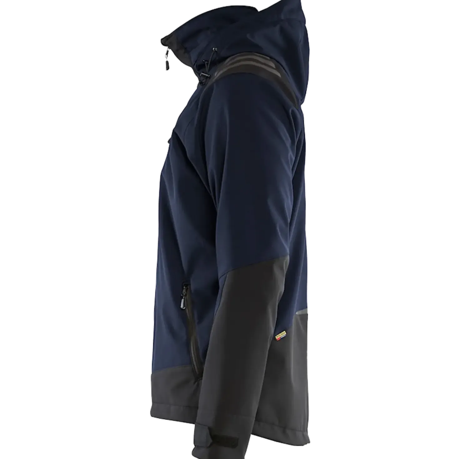 Blåklæder softshell jakke mørk marineblå/sort str. L