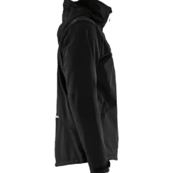 Blåklæder softshell jakke sort/rød str. 2XL