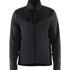 Blåklæder strikket softshell jakke antracit grå/sort str. 2XL