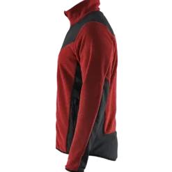 Blåklæder strikket softshell jakke brændt rød/sort str. XL