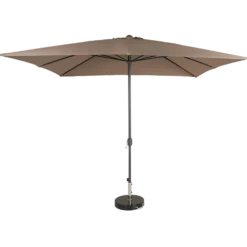 Blokhus parasol 3x3 m u/tilt taupe