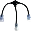 Blue Electric Flex-Line T-splitter