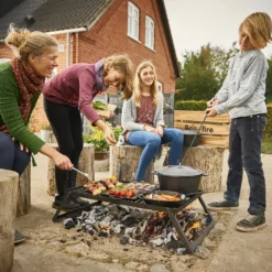 Bon-fire grillplade - støbejern, 29 x 36 x 1,8 cm
