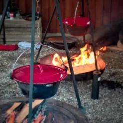 Bon-fire gryde 15 l, sort emalje