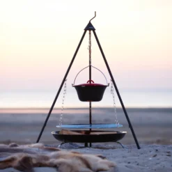 Bon-fire gryde 15 l, sort emalje