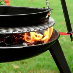 Bon-fire halv bbq pande 29x57 cm