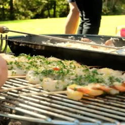 Bon-fire halv bbq pande 29x57 cm
