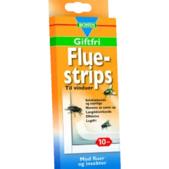 Bonus flue strips til vinduer giftfri 10 stk