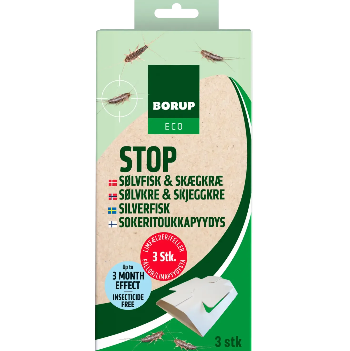 Borup Eco sølvfiskefælde 3 stk.