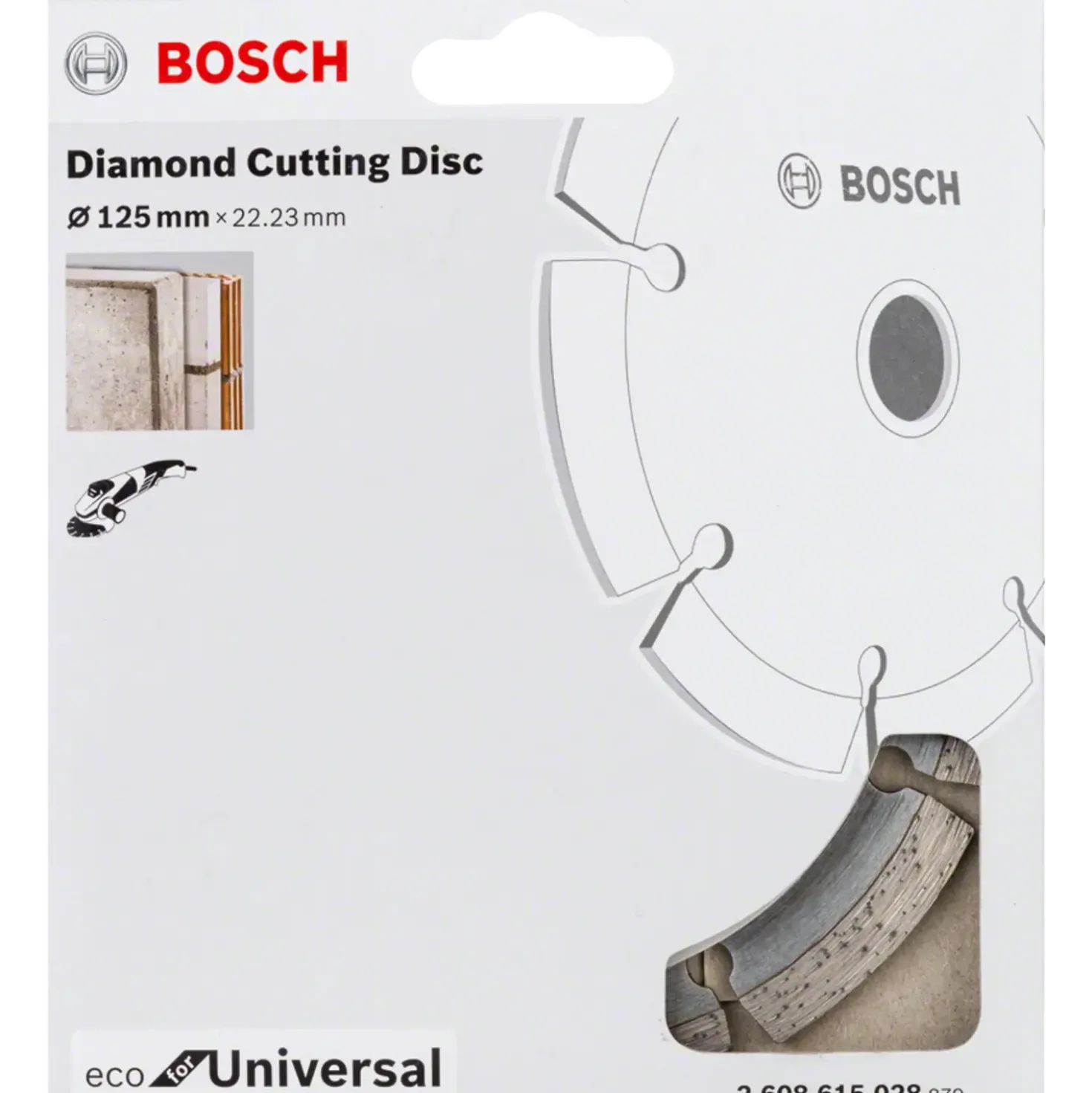Bosch ECO-Universal segmenteret diamantskive Ø125/ø22,23 mm