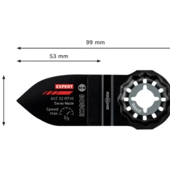 Bosch EXPERT AVZ 32 RT10 slibefinger, 32x53 mm