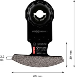 Bosch EXPERT MATI 68 RD4 Corner Blade, 68x30 mm