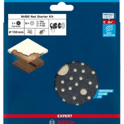Bosch EXPERT M480-startsæt til excenterslibere 150 mm, 7 stk.