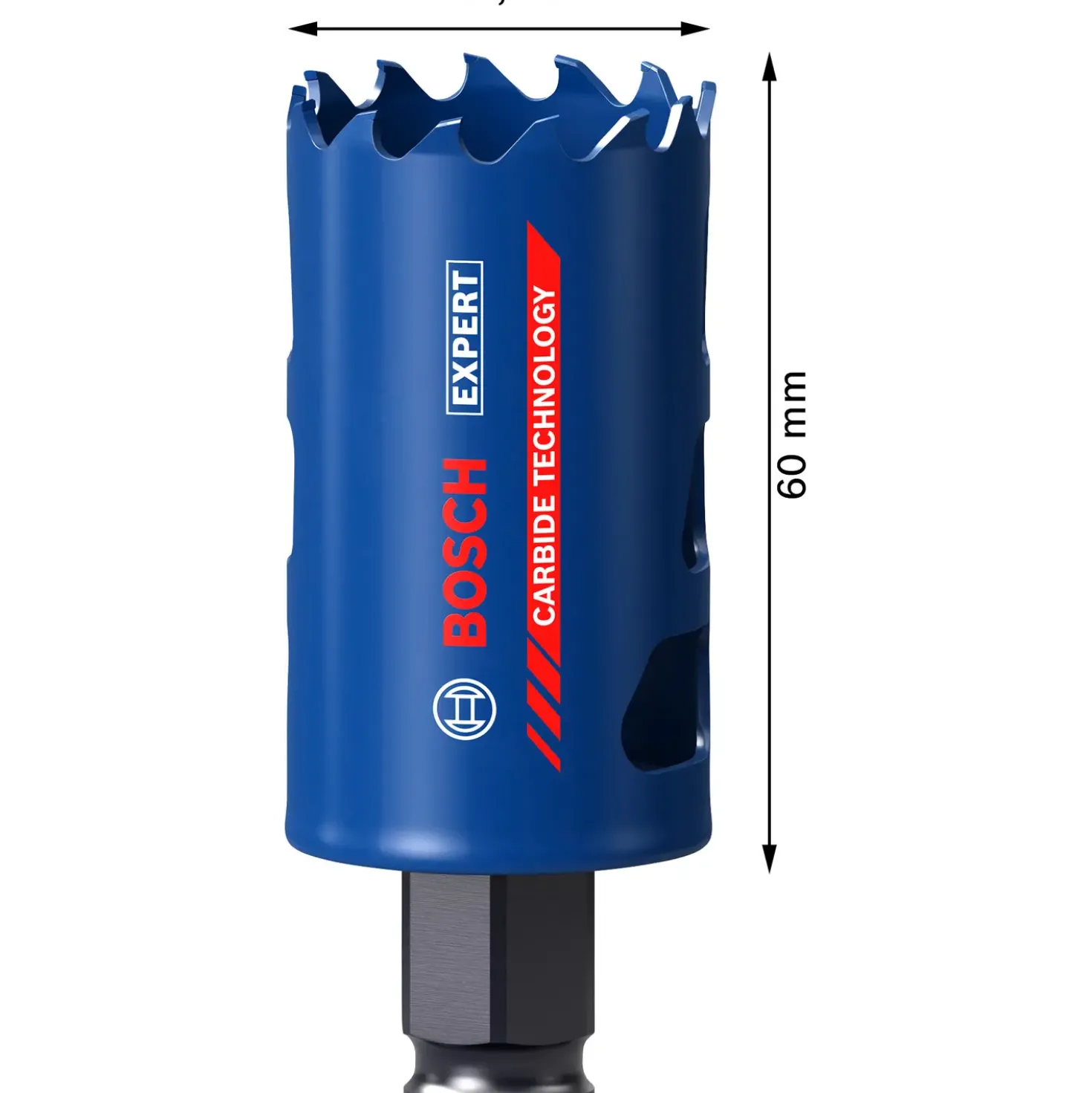 Bosch EXPERT Multi Material Power Change Plus hulsav, 40x60 mm