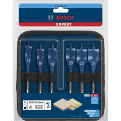 Bosch EXPERT Self Cut Speed fladborssæt 14/16/18/20/22/24 mm, 6 stk.