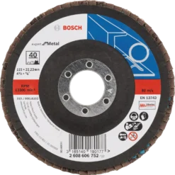 Bosch Expert X551 rondelslibeskive til metal korn 40 Ø115 mm
