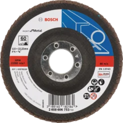 Bosch Expert X551 rondelslibeskive til metal korn 60 Ø115 mm