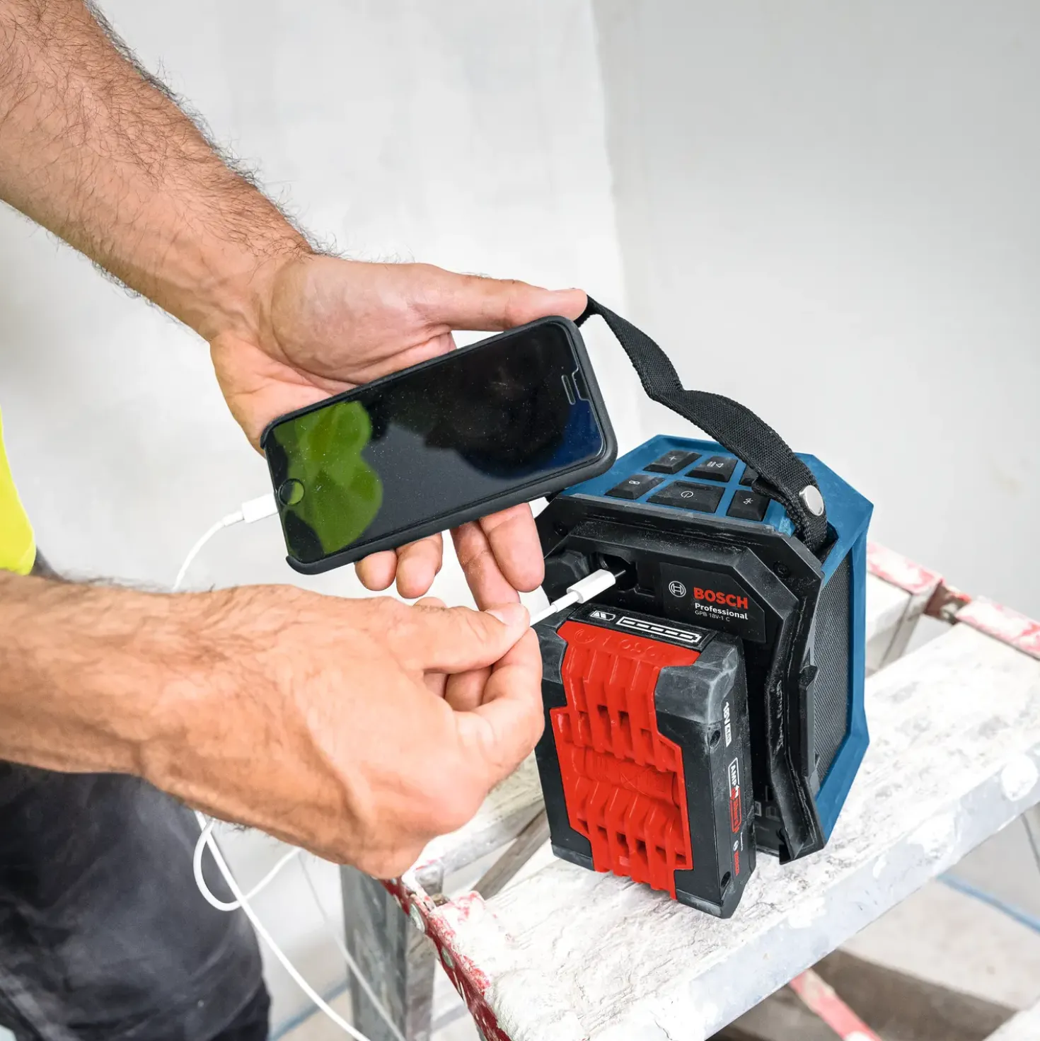 Bosch GPB 18V-1 C bluetooth højtaler m/BA18-12