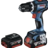Bosch GSB 18V-90 C slagboremaskine inkl. 2x5.0 Ah batteri, lader og kuffert