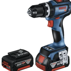 Bosch GSB 18V-90 C slagboremaskine inkl. 2x5.0 Ah batteri, lader og kuffert