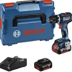 Bosch GSB 18V-90 C slagboremaskine inkl. 2x5.0 Ah batteri, lader og kuffert