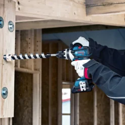 Bosch GSB 18V-110 C slagboremaskine 2x4,0 Ah batteri og lader