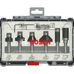 Bosch HM overfræsersæt 8 mm 6 dele