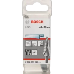 Bosch HSS-borehoved til trinboring 6-3 mm 3-flat-skaft