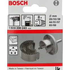 Bosch Hulsavssæt med 8 dele, 25-68 mm