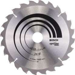 Bosch optiline wood rundsavsklinge Ø216 mm 24T