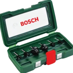 Bosch overfræsersæt HM Ø6 mm m/6 dele