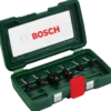 Bosch overfræsersæt HM Ø8 mm m/6 dele