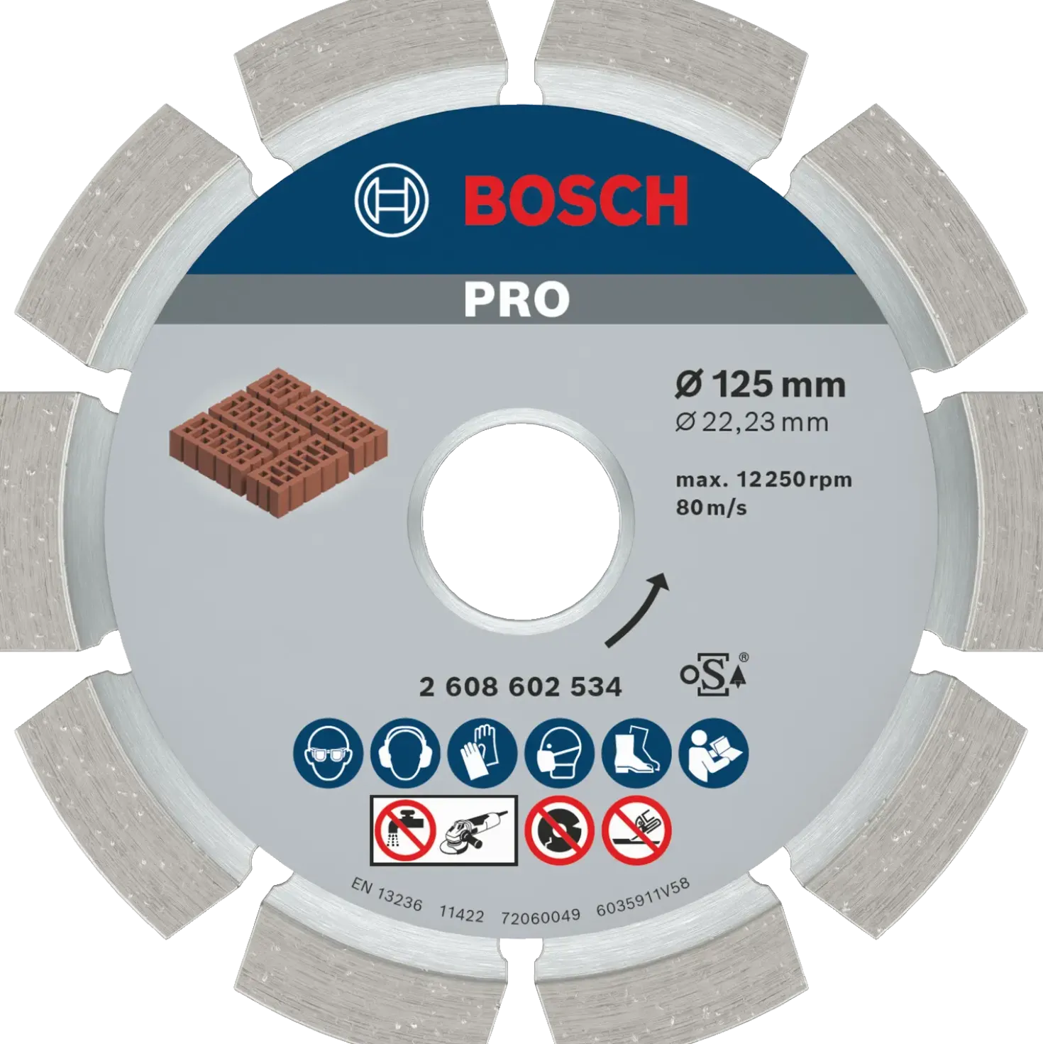 Bosch PRO diamantskive Ø125x6 mm