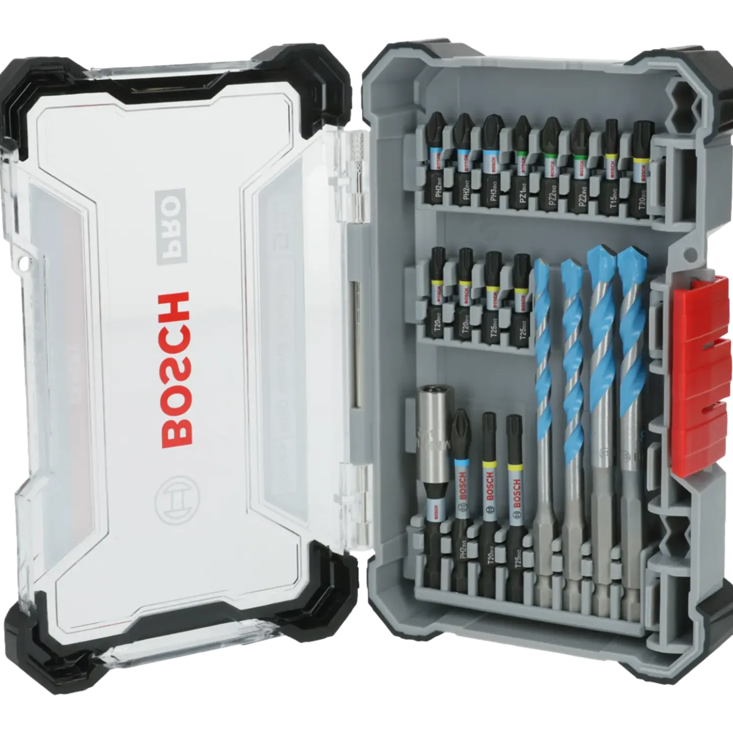 Bosch PRO Impact blandet skrue- og Multi Construction-boresæt, 20 stk.