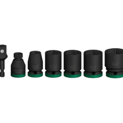 Bosch PRO Impact Socket Set med adapter, 1/2", standard, 7 stk.