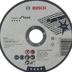 Bosch PRO limet skæreskive i rustfrit stål og metal, 125x1,6x22,23 mm, lige, oSa