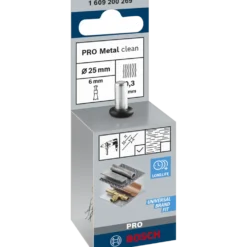 Bosch PRO Metal clean pensel-kopstålbørste, lige skaft, 25x0,3 mm