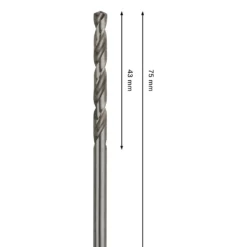 Bosch PRO Metal HSS-G-spiralbor, 4,2x43x75 mm