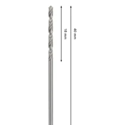 Bosch PRO Metal HSS-G-spiralbor, 1,5x18x40 mm