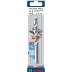 Bosch PRO Metal HSS-G-spiralbor, 8x75x117 mm