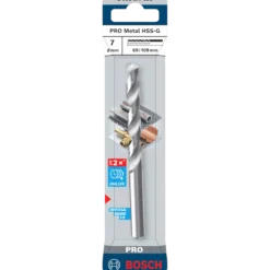 Bosch PRO Metal HSS-G-spiralbor, 7x69x109 mm