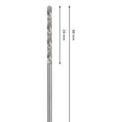 Bosch PRO Metal HSS-G-spiralbor, 2x24x49 mm