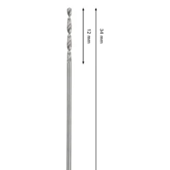 Bosch PRO Metal HSS-G-spiralbor, 1x12x34 mm