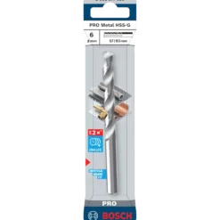 Bosch PRO Metal HSS-G-spiralbor, 6x57x93 mm