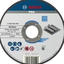 Bosch PRO Metal skæreskive, 125x2,5x22,23 mm
