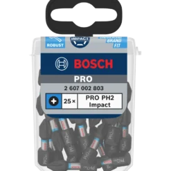 Bosch PRO Phillips slagbor, PH2, 25 mm, 25 stk.