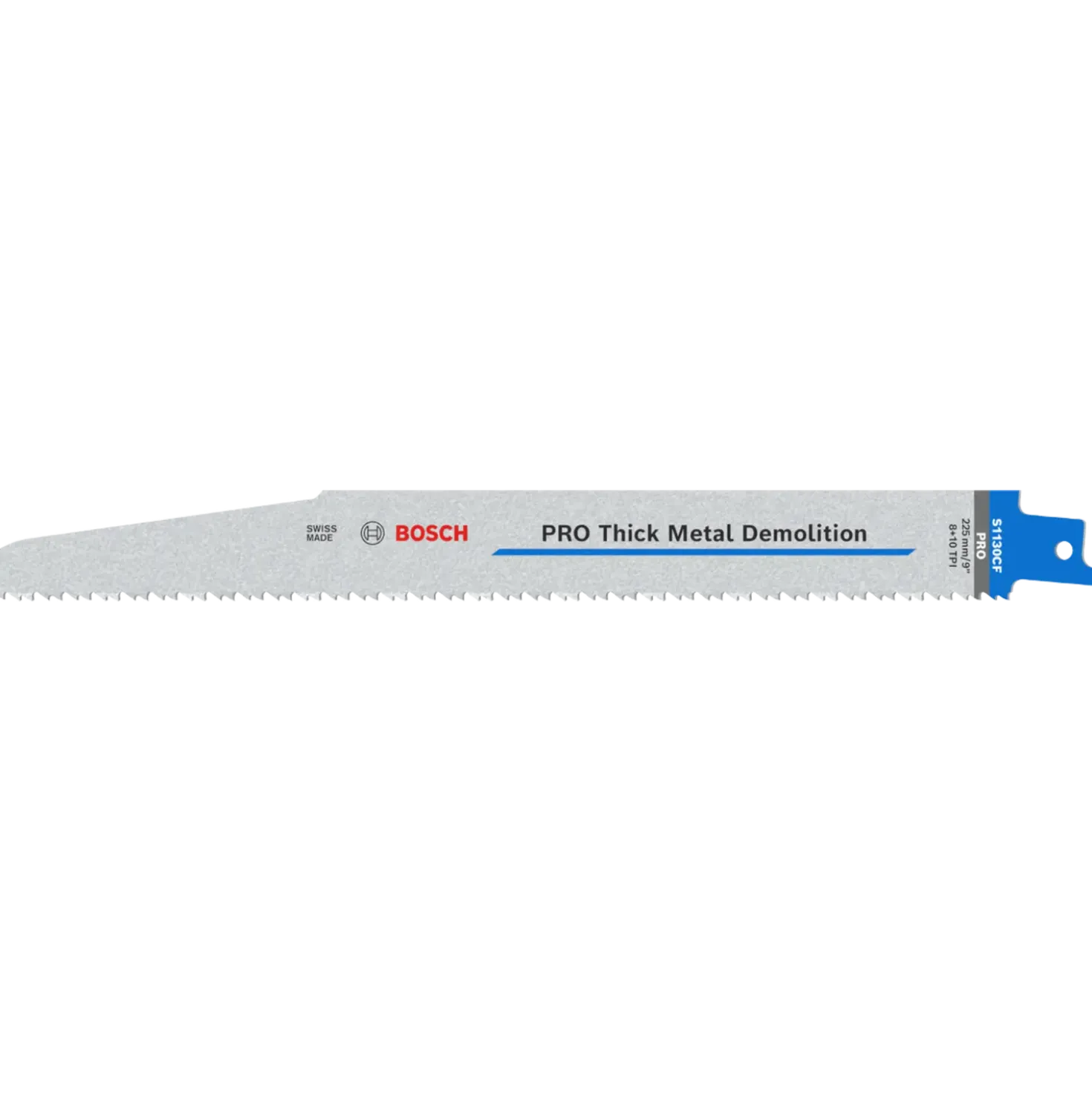 Bosch PRO S1130CF tyk metal nedrivning klinge, 1,6x22x225 mm, 5 stk.